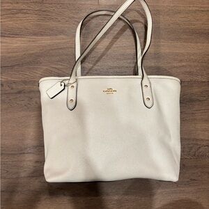 Coach Cream mini city Tote Bag